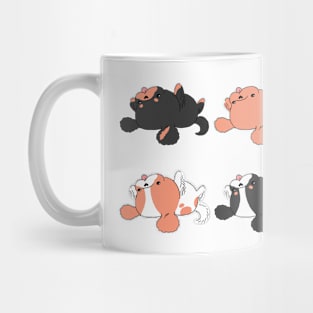 Kawaii Cavalier King Charles Spaniel - Ruby, Blenheim, Black and Tan and Tri Mug